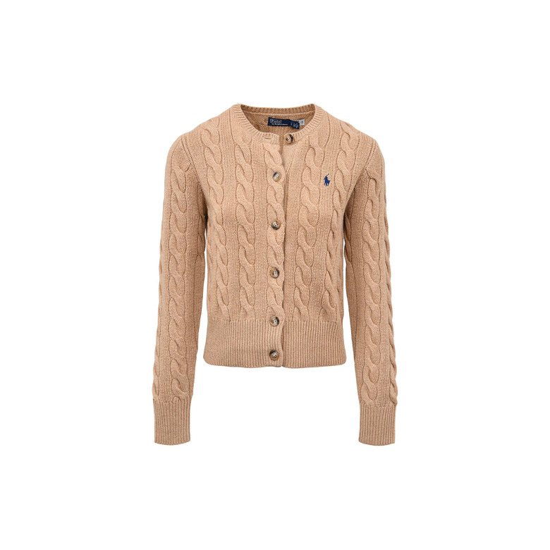 Ralph Lauren cardigan camel 1