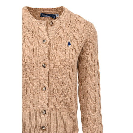 Ralph Lauren cardigan camel