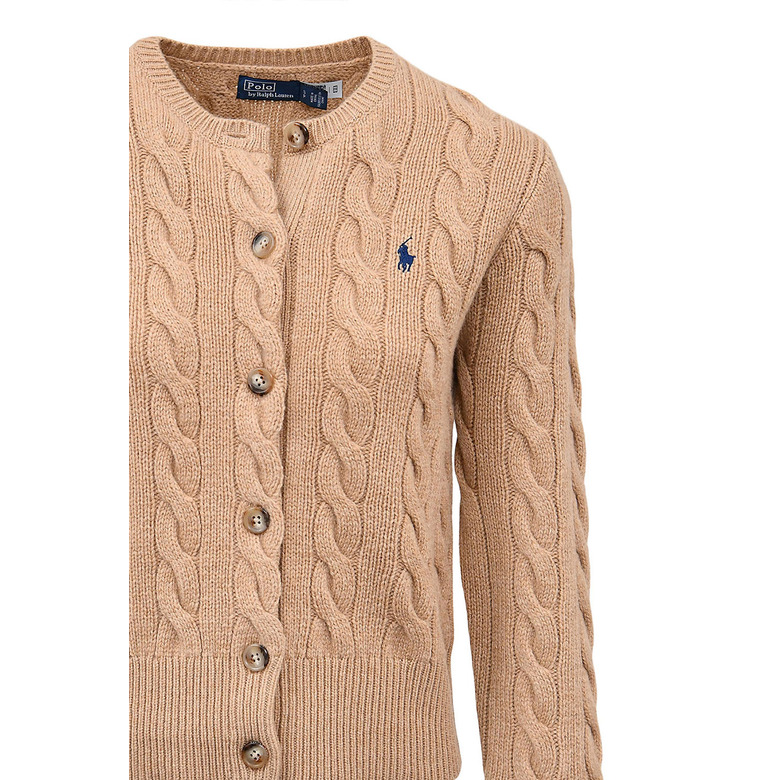 Ralph Lauren cardigan camel 2