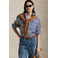 Ralph Lauren blouse blauw 2