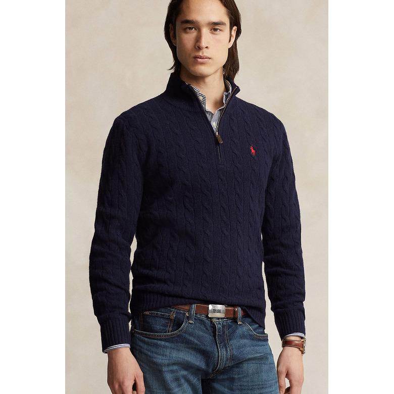 Ralph Lauren pull bleu 2
