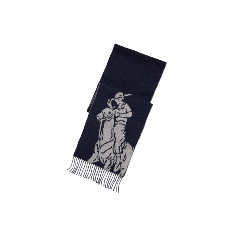 Ralph Lauren echarpe bleu