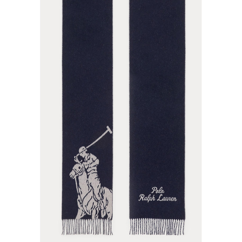 Ralph Lauren echarpe bleu 2