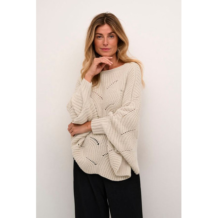Cream trui beige