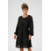 Cream dress black 2