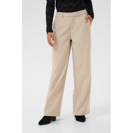 Cream broek beige