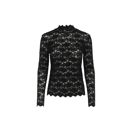 Cream blouse black