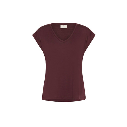 Kaffe t-shirts bordeaux