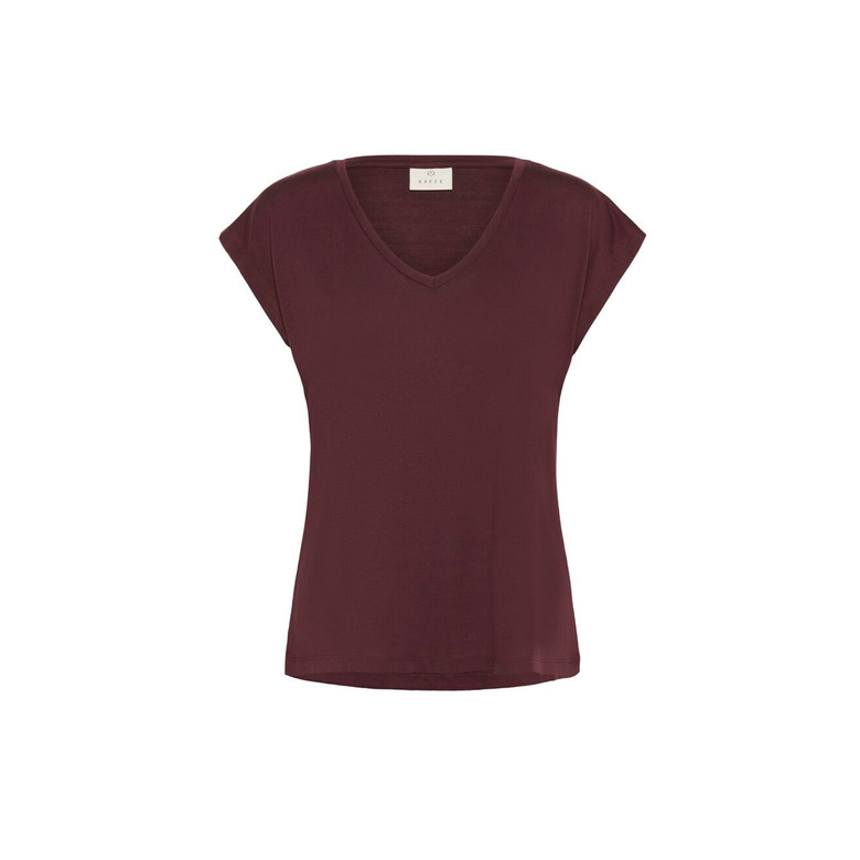 Kaffe t-shirts bordeaux