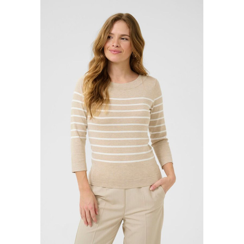 Kaffe sweater lightbrown 2