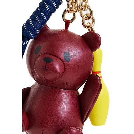 Essentiel porte-clés bordeaux