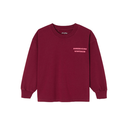 American Vintage t-shirt bordeaux
