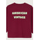 American Vintage t-shirt bordeaux 2