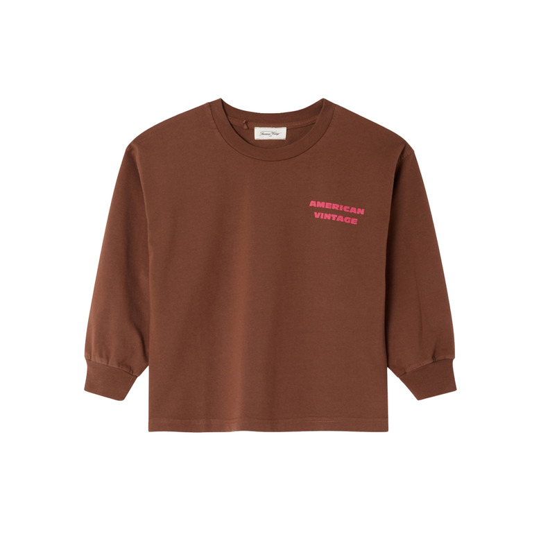 American Vintage t-shirt brun