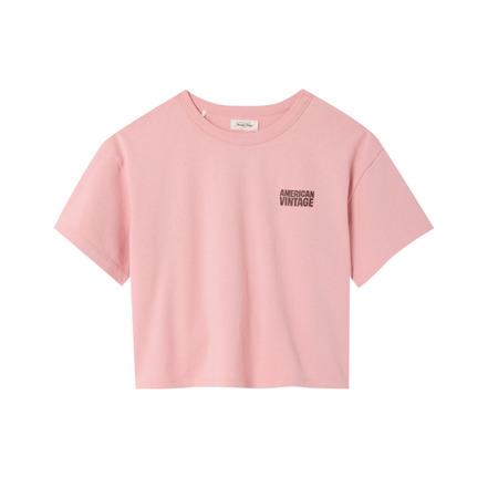 American Vintage t-shirt rosa
