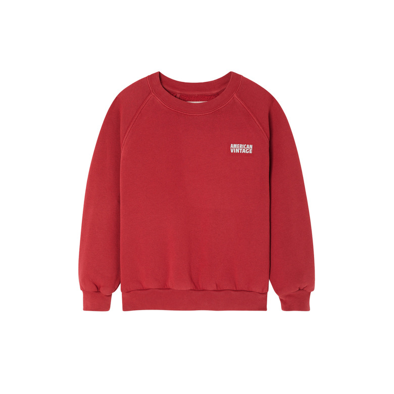 American Vintage sweater red 1