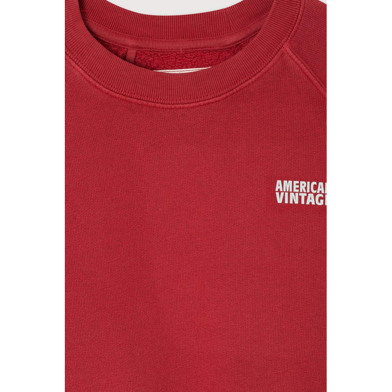 American Vintage sweater red 2
