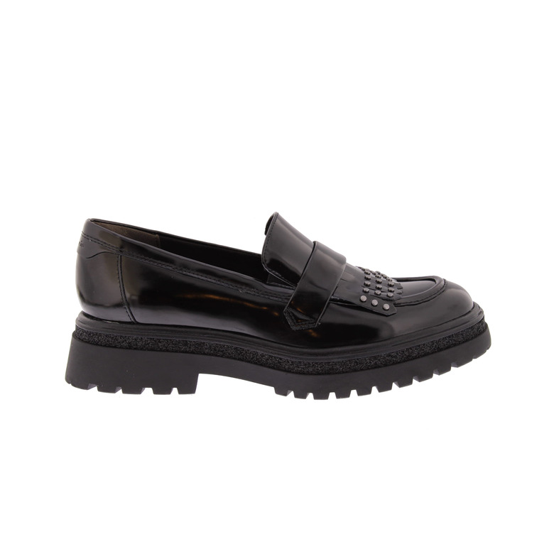 Tamaris mokassins & halbschuhe schwarz
