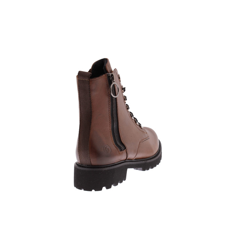 Remonte enkellaarsjes cognac 4