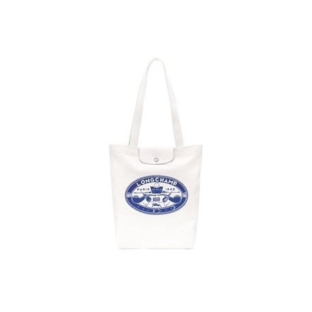 Longchamp schoudertas ecru