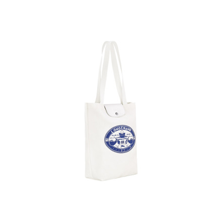 Longchamp schoudertas ecru