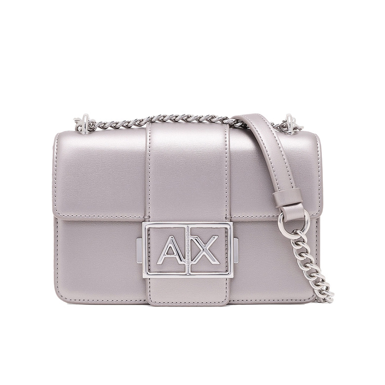 Armani Exchange crossbody silver