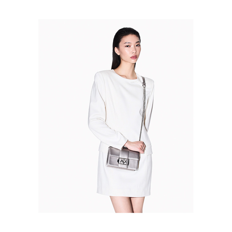 Armani Exchange crossbody silver 4