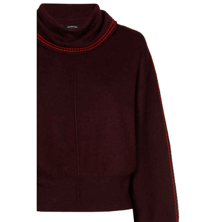 Caroline Biss pullover bordeaux 2