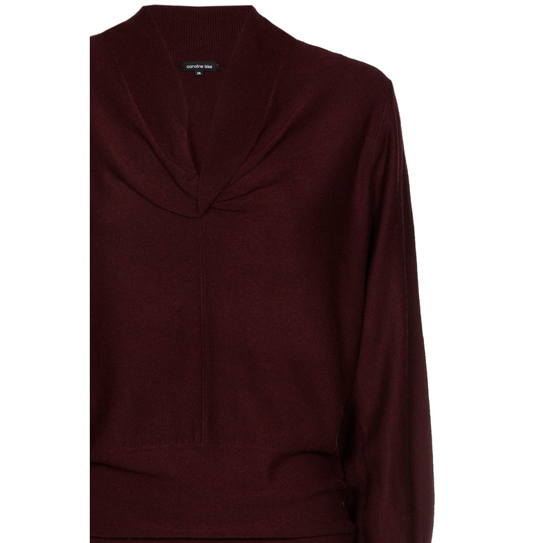 Caroline Biss sweater bordeaux 2
