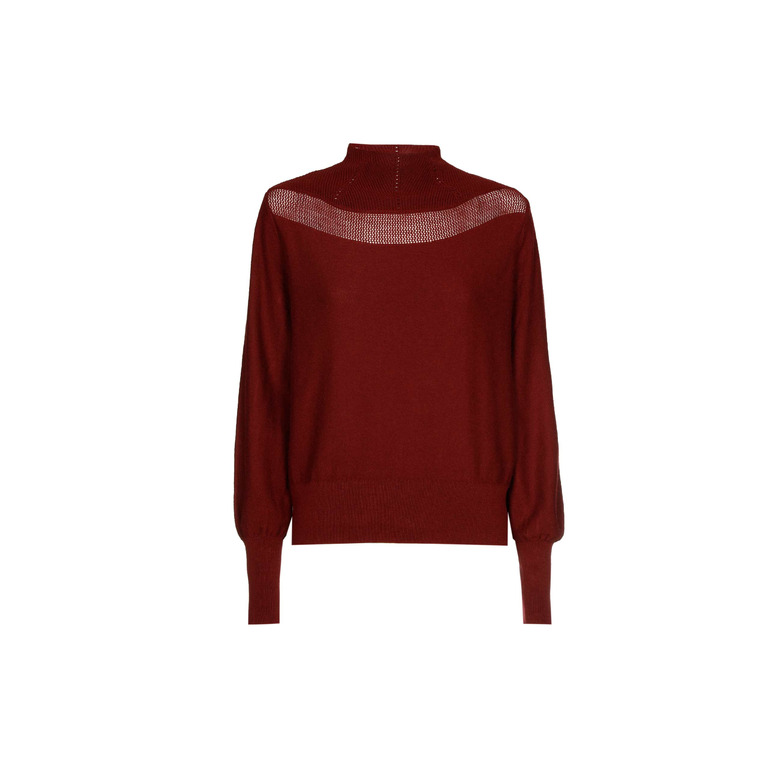 Caroline Biss pull bordeaux