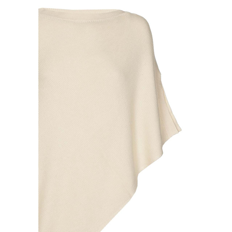 Caroline Biss poncho ecru 2
