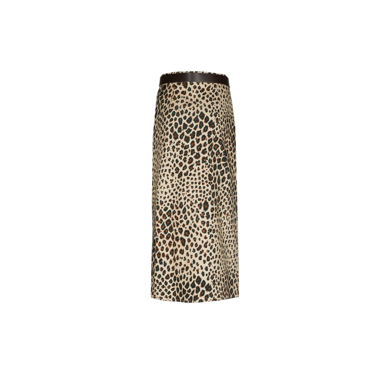 Caroline Biss skirt lightbrown 2