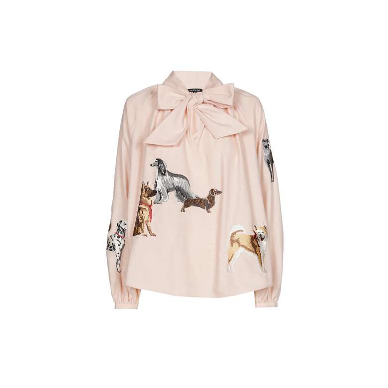 Caroline Biss blouse lightbrown 1