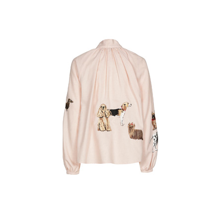 Caroline Biss blouse lightbrown