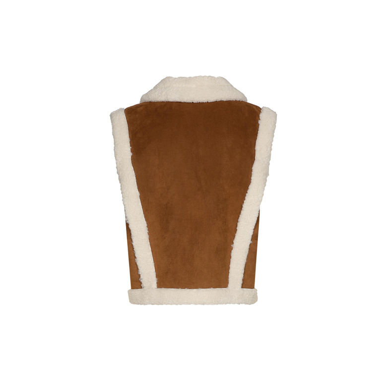 Caroline Biss vest cognac 2