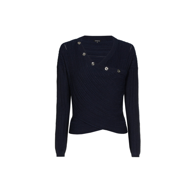 Caroline Biss pull bleu