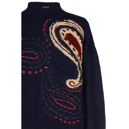 Caroline Biss pull bleu