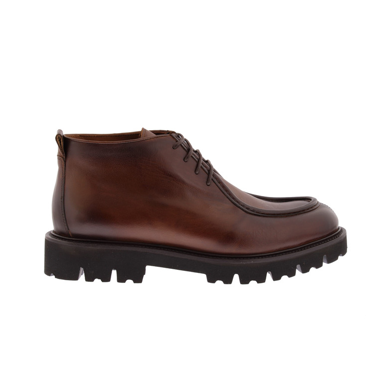 Flecs chaussures à lacets cognac 1