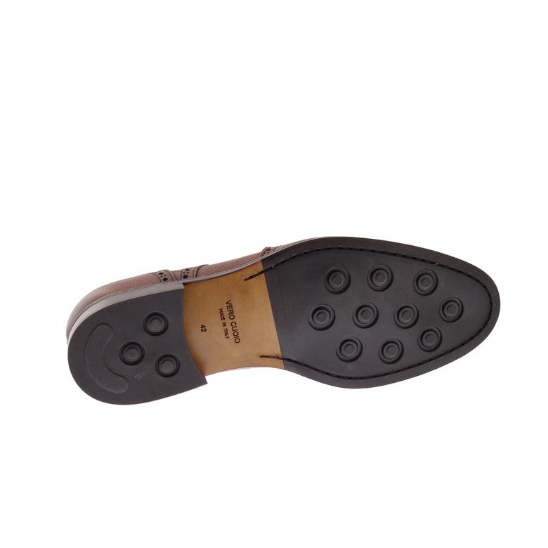 Flecs chaussures à lacets cognac 5