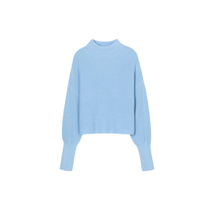 Closed pullover blau