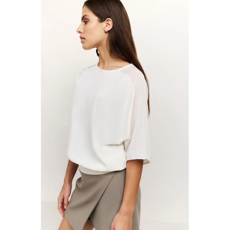 Yaya sweater ecru 2