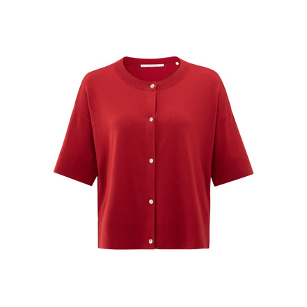 Yaya cardigan rouge