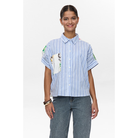Numph blouse blauw
