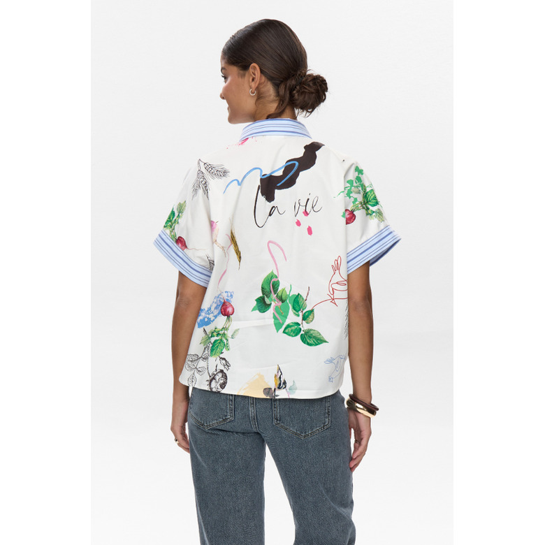 Numph blouse blauw 3