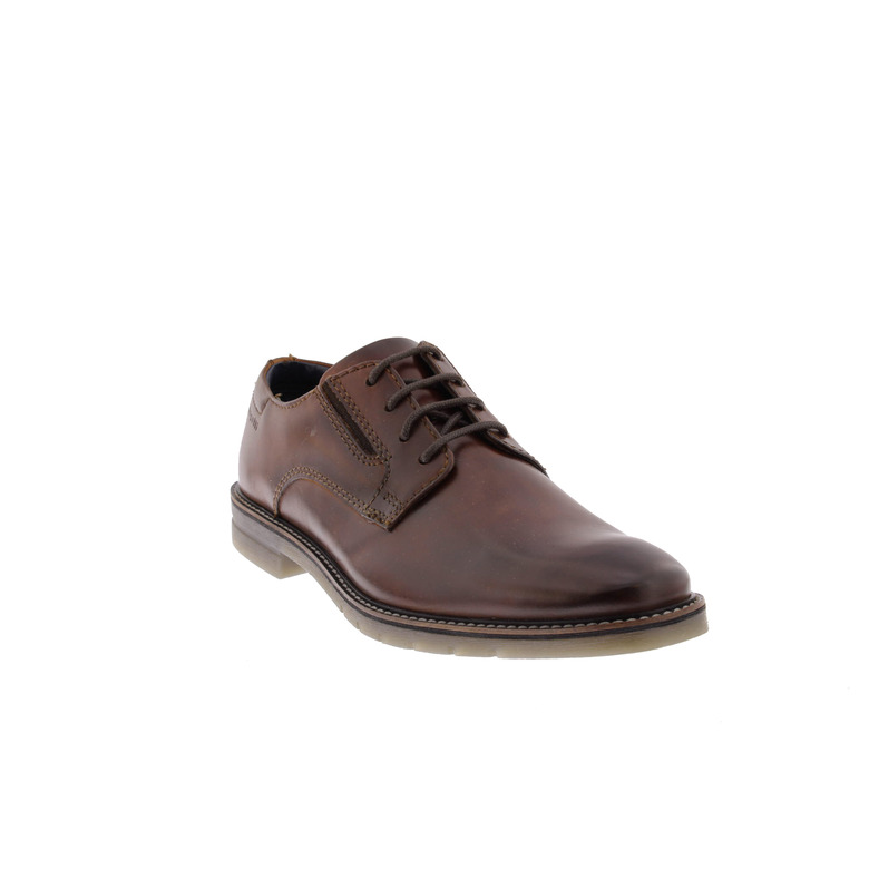 Bugattishoes chaussures à lacets cognac 2