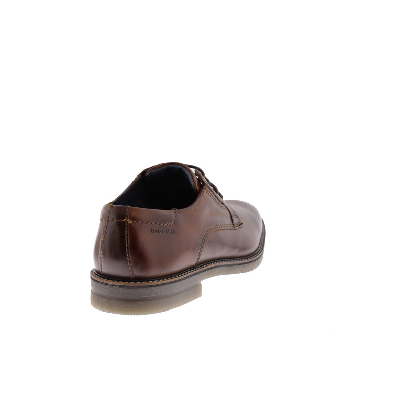 Bugattishoes chaussures à lacets cognac 4