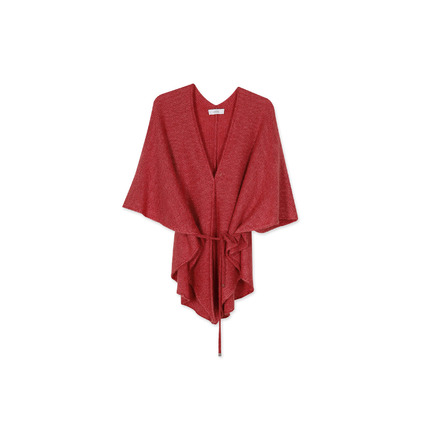 Furore poncho rood