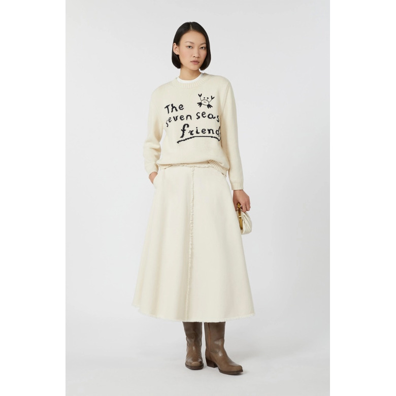 Weekend - Maxmara rok ecru 2