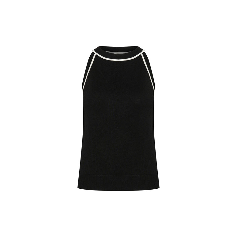Kaffe top black 1