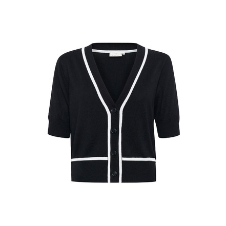 Kaffe cardigan zwart mÉlange